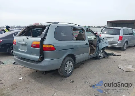 2000 Toyota Sienna Le z USA, uszkodzony, nr VIN 4T3ZF13C9YU254654